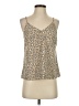 A New Day 100% Polyester Tan Sleeveless Top Size XS - photo 1
