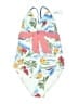 Pez D'Or Tropical White One Piece Swimsuit Size M - photo 1