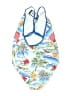 Pez D'Or Tropical White One Piece Swimsuit Size M - photo 2