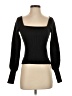 OAK + FORT Black Long Sleeve Top Size S - photo 1