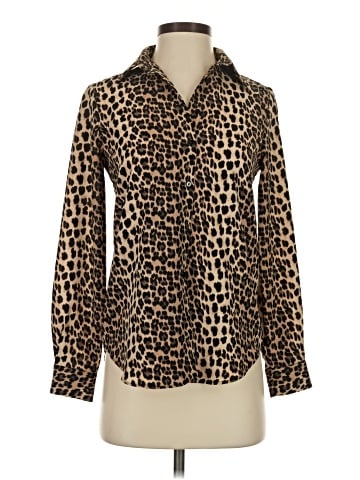 Zara Basic Long Sleeve Blouse (view 1)
