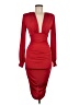Cameo Red Cocktail Dress Size M - photo 1