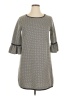 Max Studio Houndstooth Gray Casual Dress Size XL - photo 1
