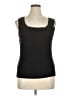 St. John's Bay Solid Black Tank Top Size XL - photo 1