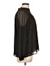 Ann Taylor LOFT 100% Polyester Black Long Sleeve Blouse Size L - photo 4