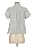 CAbi Stripes Blue Gray Short Sleeve Blouse Size XS - photo 2