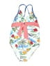 Pez D'Or Print Blue One Piece Swimsuit Size S - photo 1