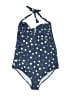 Pez D'Or Polka Dots Blue One Piece Swimsuit Size XL - photo 1