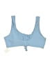 Unbranded 100% Nylon Blue Swimsuit Top Size S - photo 2