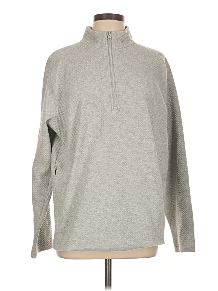 Pre-owned Active By Old Navy Pullover Sweater In Gray