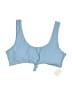 Unbranded 100% Nylon Blue Swimsuit Top Size S - photo 1
