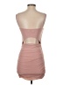 R.Yiposha Solid Tan Pink Cocktail Dress Size 4 - photo 2