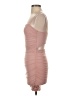 R.Yiposha Solid Tan Pink Cocktail Dress Size 4 - photo 5