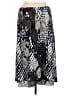 Sag Harbor 100% Polyester Print Black Tan Casual Skirt Size 1X - photo 2