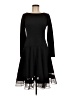 Frascara Solid Black Cocktail Dress Size 6 - photo 1