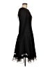 Frascara Solid Black Cocktail Dress Size 6 - photo 4