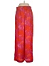 Maison d' Amelie 100% Polyester Red Casual Pants Size S - photo 2