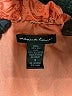 Marina Luna 100% Polyester Orange Sleeveless Blouse Size S - photo 7