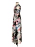 Bebe 100% Polyester Floral Gray Casual Dress Size XS - photo 5