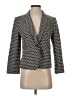 Ann Taylor 100% Cotton Polka Dots Gray Blazer Size 4 - photo 1