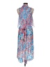 Tracy Reese Print Blue Casual Dress Size M - photo 2