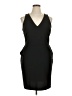 A New Day Solid Black Cocktail Dress Size XL - photo 1