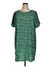 Shein Curve 100% Polyester Print Green Casual Dress Size 16 Plus (2) - photo 1