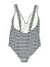 Pez D'or Barcelona Stripes Black One Piece Swimsuit Size S - photo 2