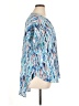 Sami & JO 100% Polyester Blue Short Sleeve Blouse Size XL - photo 4