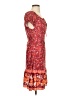 Unbranded Paisley Red Casual Dress Size S - photo 4