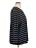 Jessica 100% Polyester Stripes Black Long Sleeve T-Shirt Size 1X - photo 4