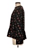 Dex 100% Polyester Black Long Sleeve Blouse Size M - photo 5