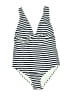 Pez D'Or Stripes Ivory One Piece Swimsuit Size S - photo 1