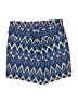 SPANX Chevron-herringbone Blue Shorts Size XS - photo 2
