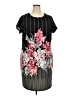 violet b. Graphic Black Casual Dress Size 2X - photo 1
