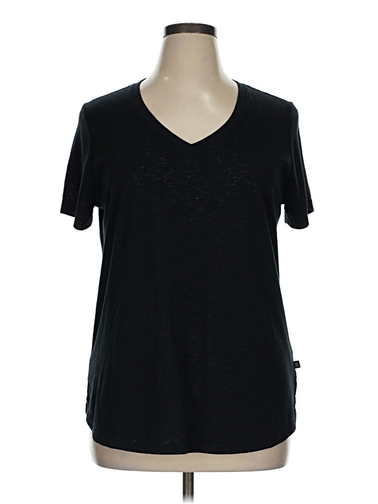 Pre-owned Gap Short Sleeve T-shirt In Black