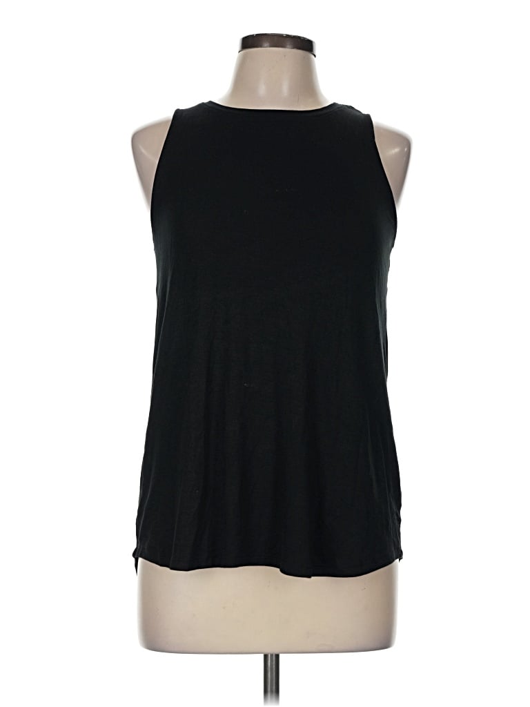 Pre-owned Assorted Brands Sleeveless T-shirt In Black