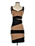 Rinascimento Color Block Brown Cocktail Dress Size S - photo 1