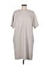 Athleta Solid Gray Casual Dress Size L (tall) - photo 1