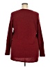 Caslon 100% Polyester Burgundy Pullover Sweater Size 2X - photo 2