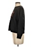 Phthalo Ruth for Maeve 100% Cotton Graphic Black Pullover Sweater Size XS - photo 5