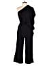 Unbranded 100% Polyester Solid Black Jumpsuit Size L - photo 1