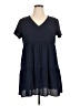 Unbranded 100% Polyester Solid Blue Casual Dress Size XL - photo 1