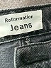 Reformation Jeans Chevron-herringbone Black Jeans Size 24 waist - photo 7