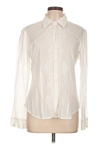 Express Design Studio Long Sleeve Blouse (view 1)