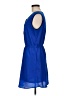 Apt. 9 100% Polyester Color Block Blue Casual Dress Size M - photo 5