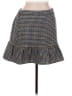 J.Crew 100% Wool Houndstooth Gray Wool Skirt Size 10 - photo 1