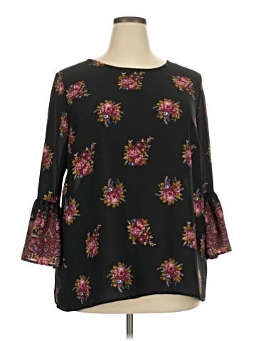 Tacera 3/4 Sleeve Blouse (view 1)