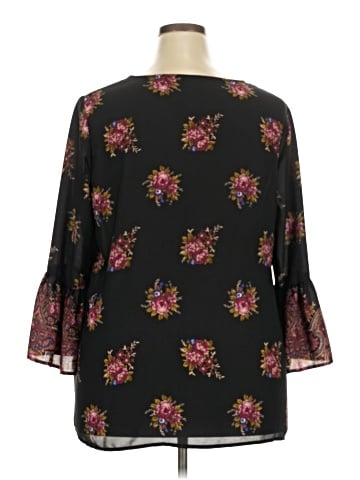 Tacera 3/4 Sleeve Blouse (view 2)