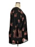 Tacera 100% Polyester Black 3/4 Sleeve Blouse Size 2X - photo 4